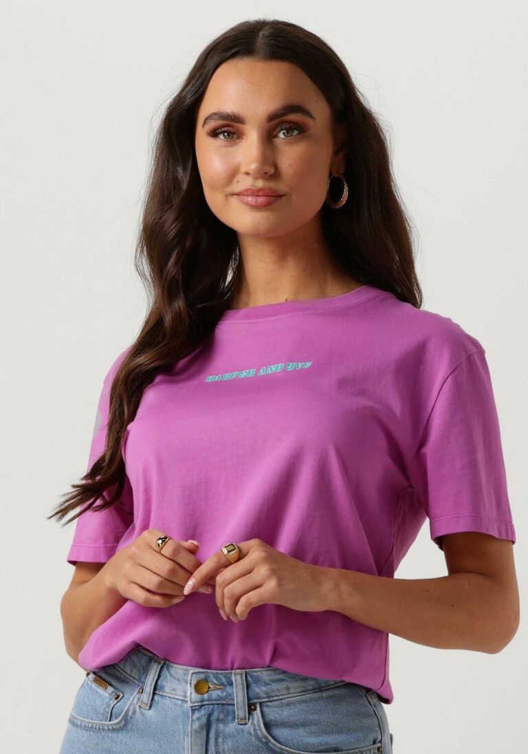 HARPER & YVE paarse harper & yve t-shirt islandvibe-ss