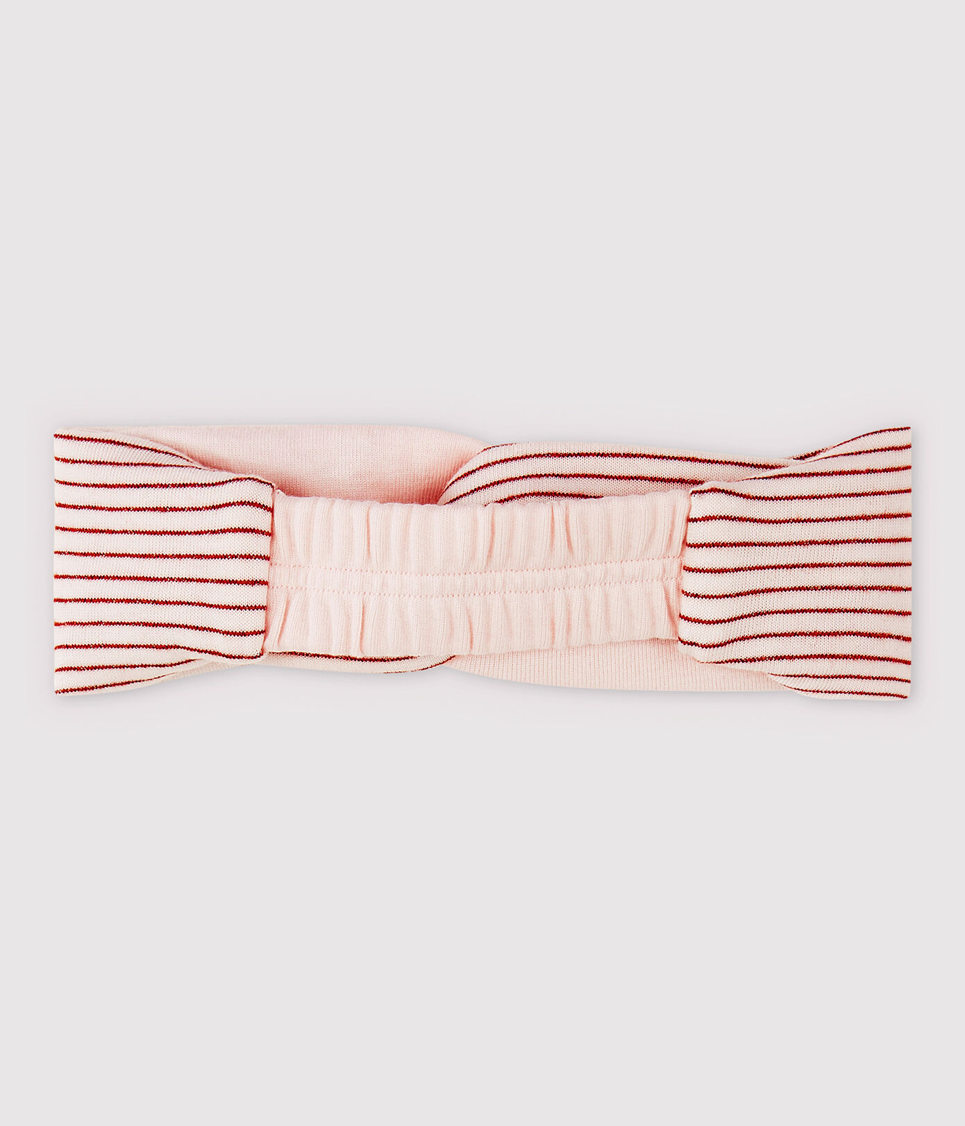 Bandeau rayé en tubique bébé fille