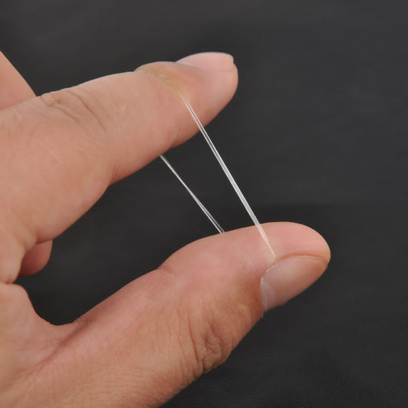 (1000er Set) Ø15mm Elastische Haargummis Mini Gummibänder für Zöpfe / Frisuren - Transparent