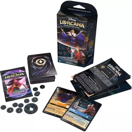 Ravensburger Disney Lorcana: Aufstieg der Flutgestalten - Starter Deck Bernstein und Saphir (Englisch)