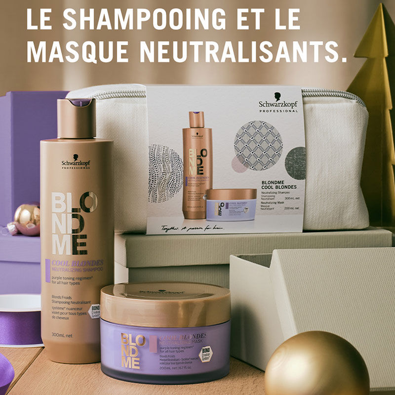 Rituel neutralisant pour cheveux blonds froids Blondme