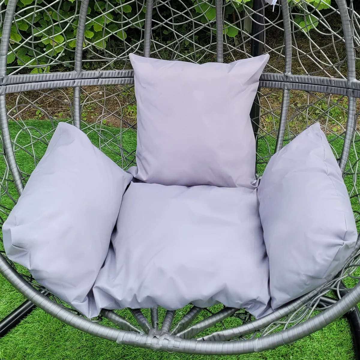 Chaise Suspendue en Rodin Gris Jardi