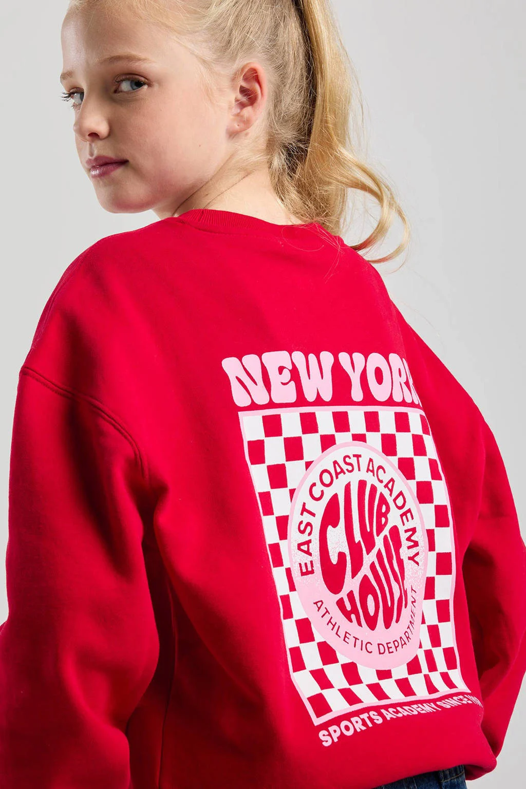 America Today sweater rood