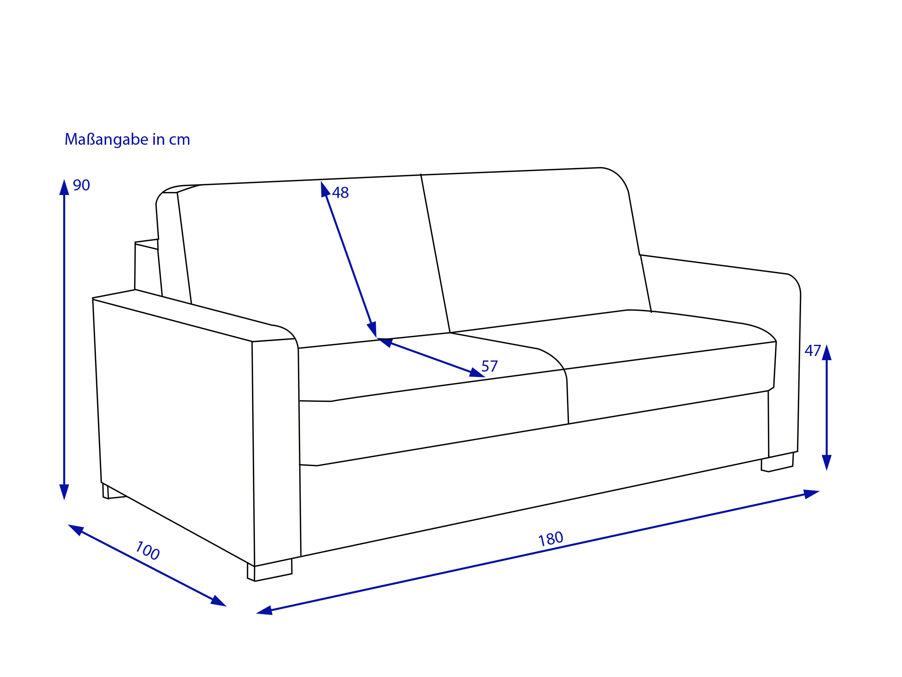 Schlafsofa Elastoform RIKE
