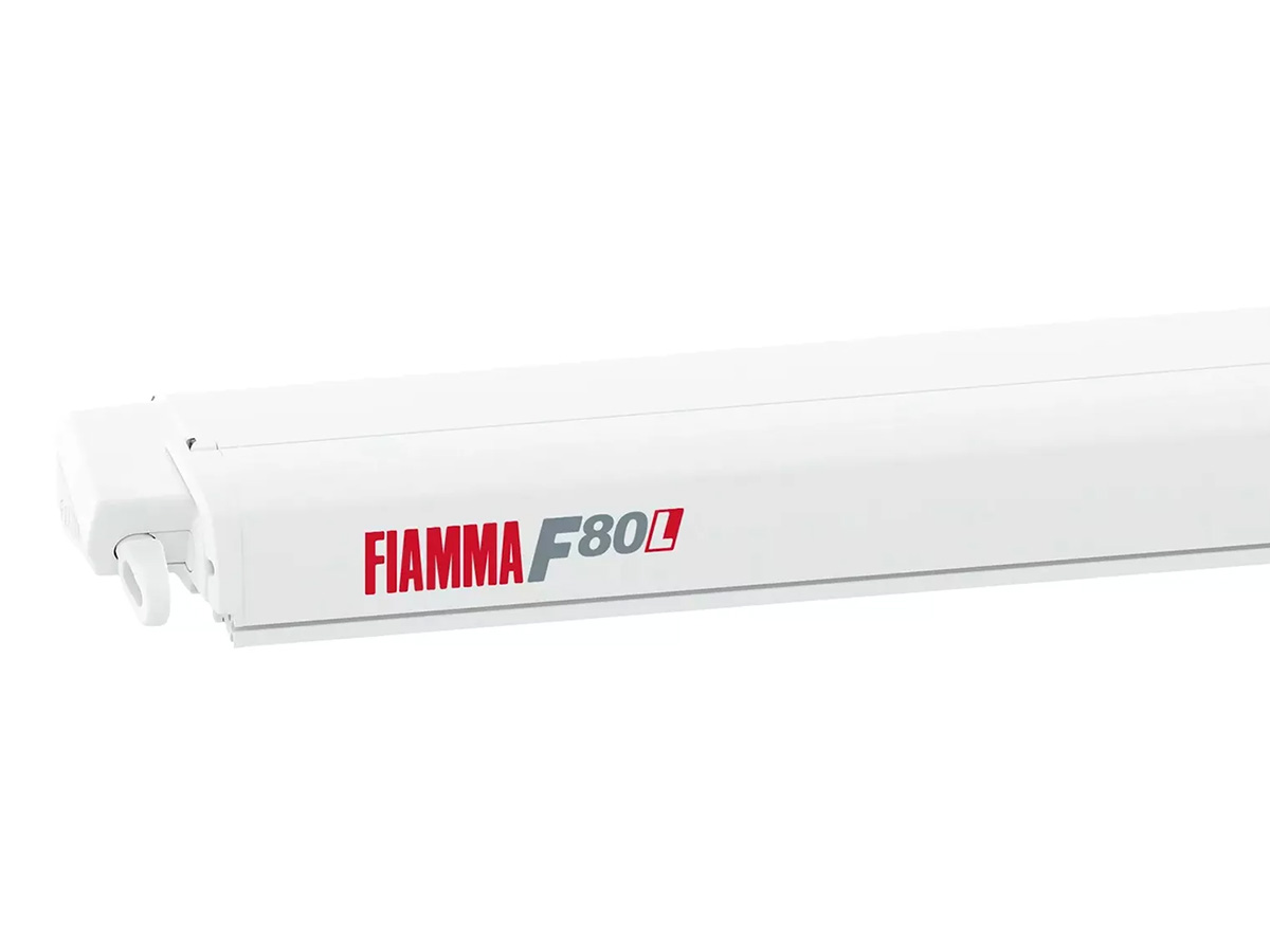 Fiamma F80L Polar White 500 Royal Blue cassetteluifel