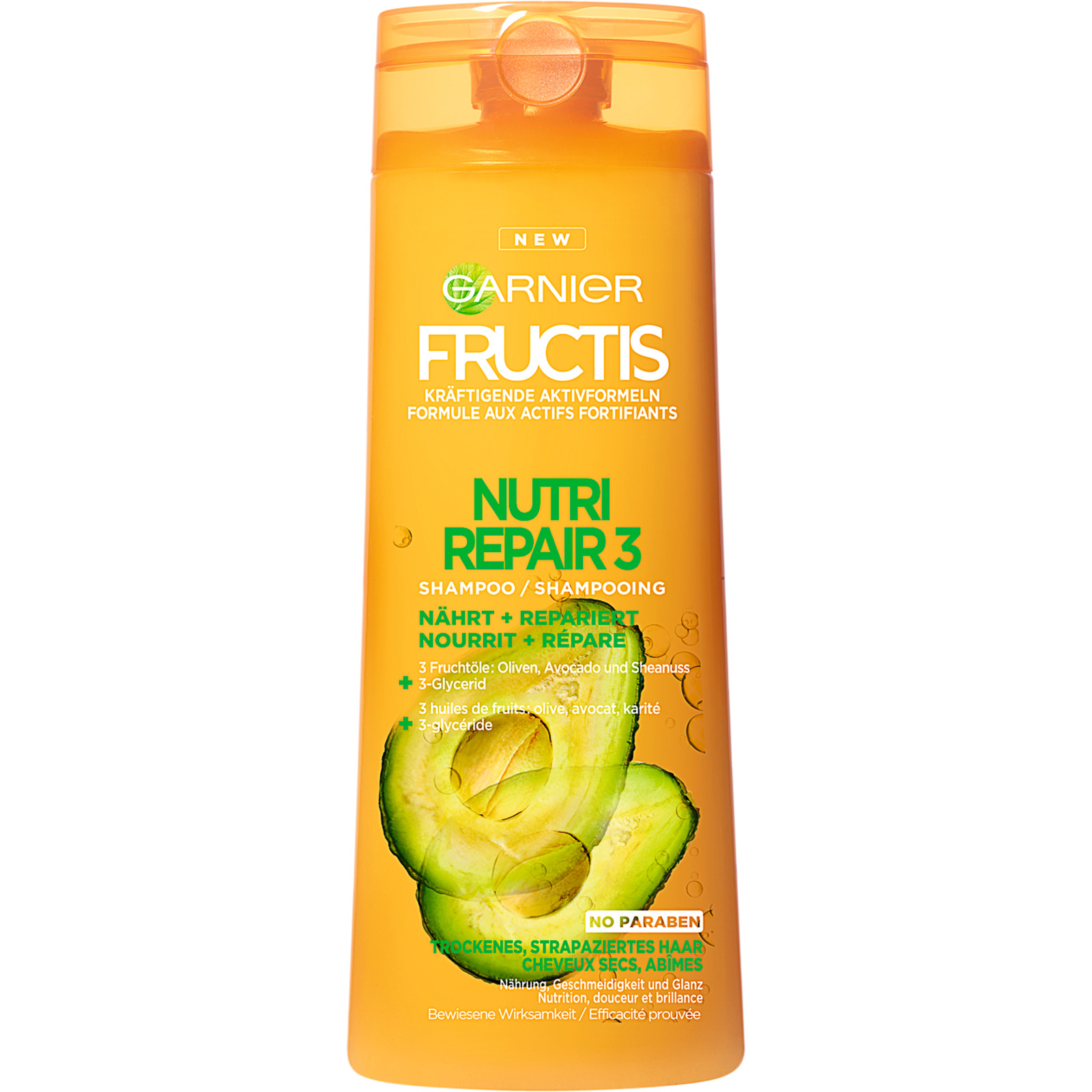 Garnier Fructis Shampoo Nutri Repair 3 3 x 250 ml