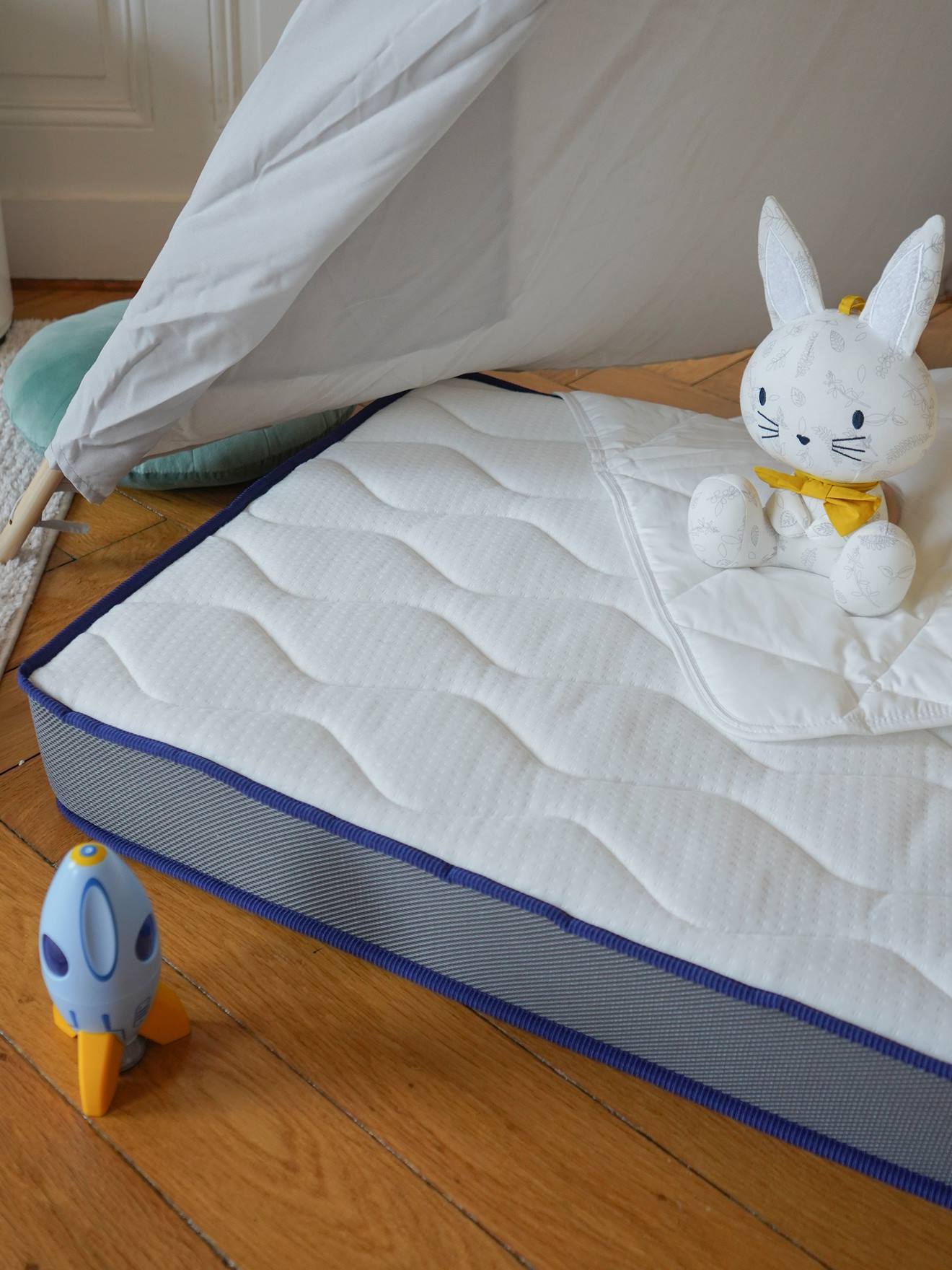 Colchão infantil DODO 3D Ergono+, branco