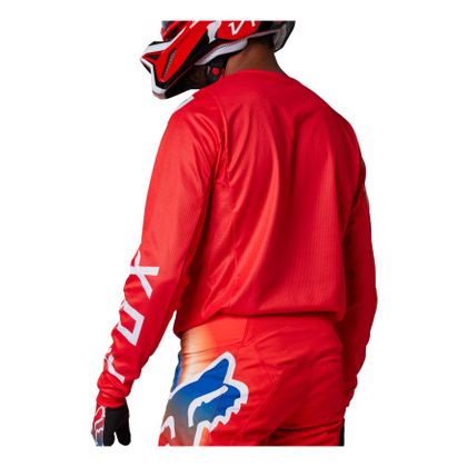 Maillot cross Fox 180 TORSYK 2024 - Rouge / Noir