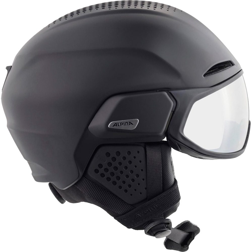 Alpina Alto V Visierhelm mattschwarz