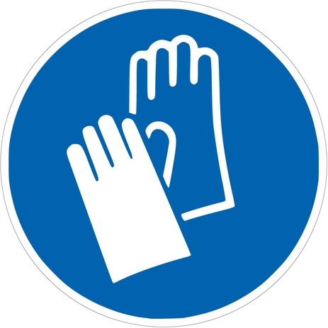 Panneau EPI obligatoire - Gants de protection obligatoires - M009