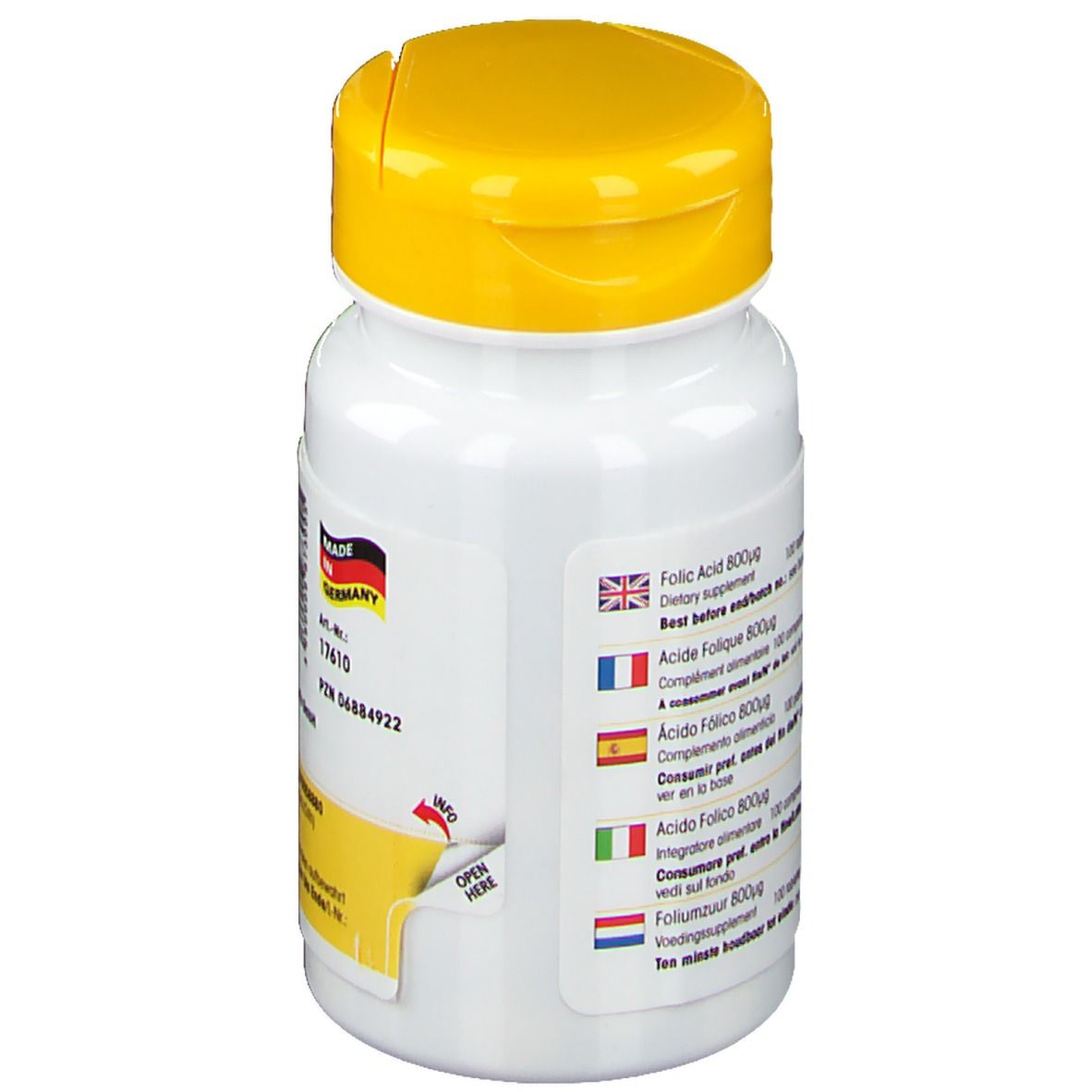 WARNKE Folsäure 800 μg