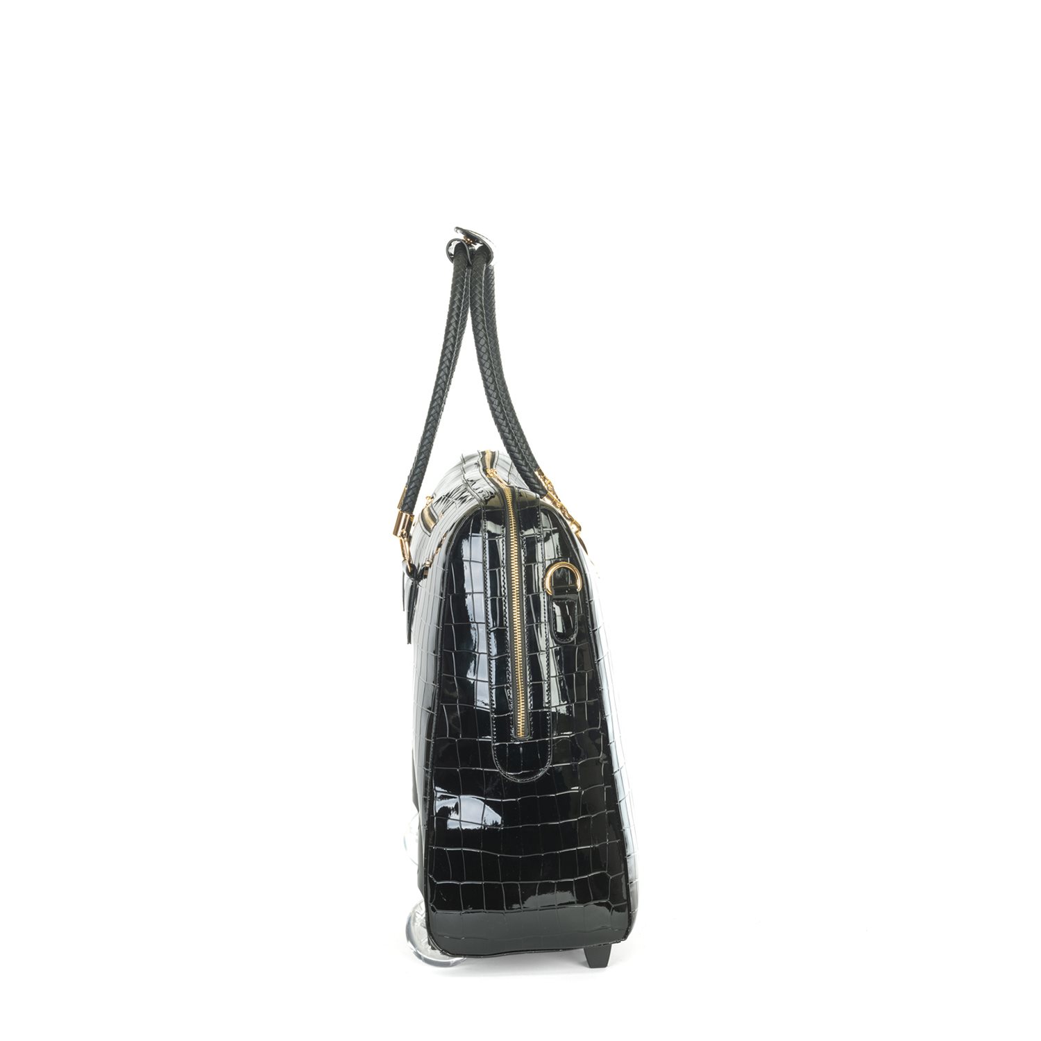 Olivia Lauren Alice Business Trolley croco zwart