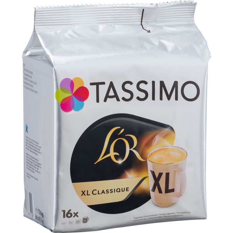 Capsules de café Tassimo L'Or XL Classique - Paquet de 16