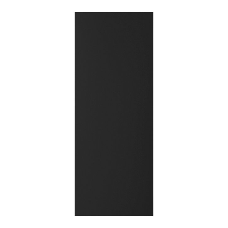 Porte de colonne de cuisine Stevia noir mat L. 50 cm x H. 130 cm GoodHome