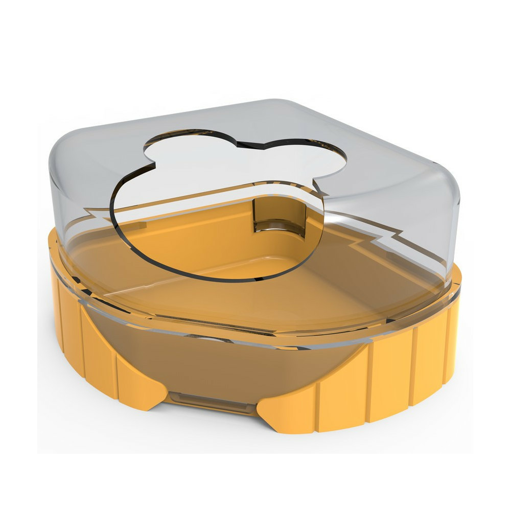 1 maison de toilette pour petits rongeurs. rody3 . Couleur banane. Taille