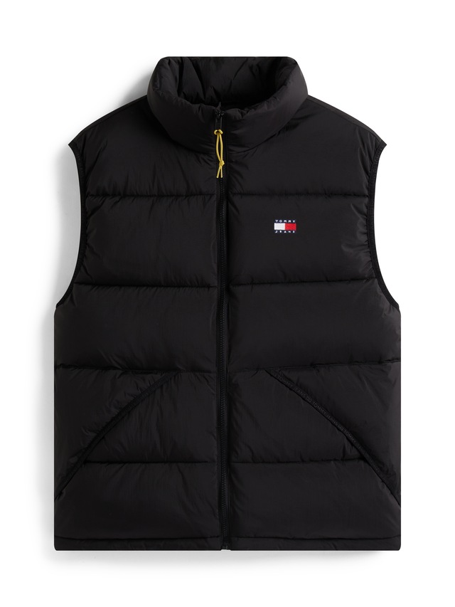 Tommy Jeans Steppweste »TJM VAIL PUFFER VEST«, Steppweste Gefüttert Outdoorjacke mit Stehkragen, relaxed fit