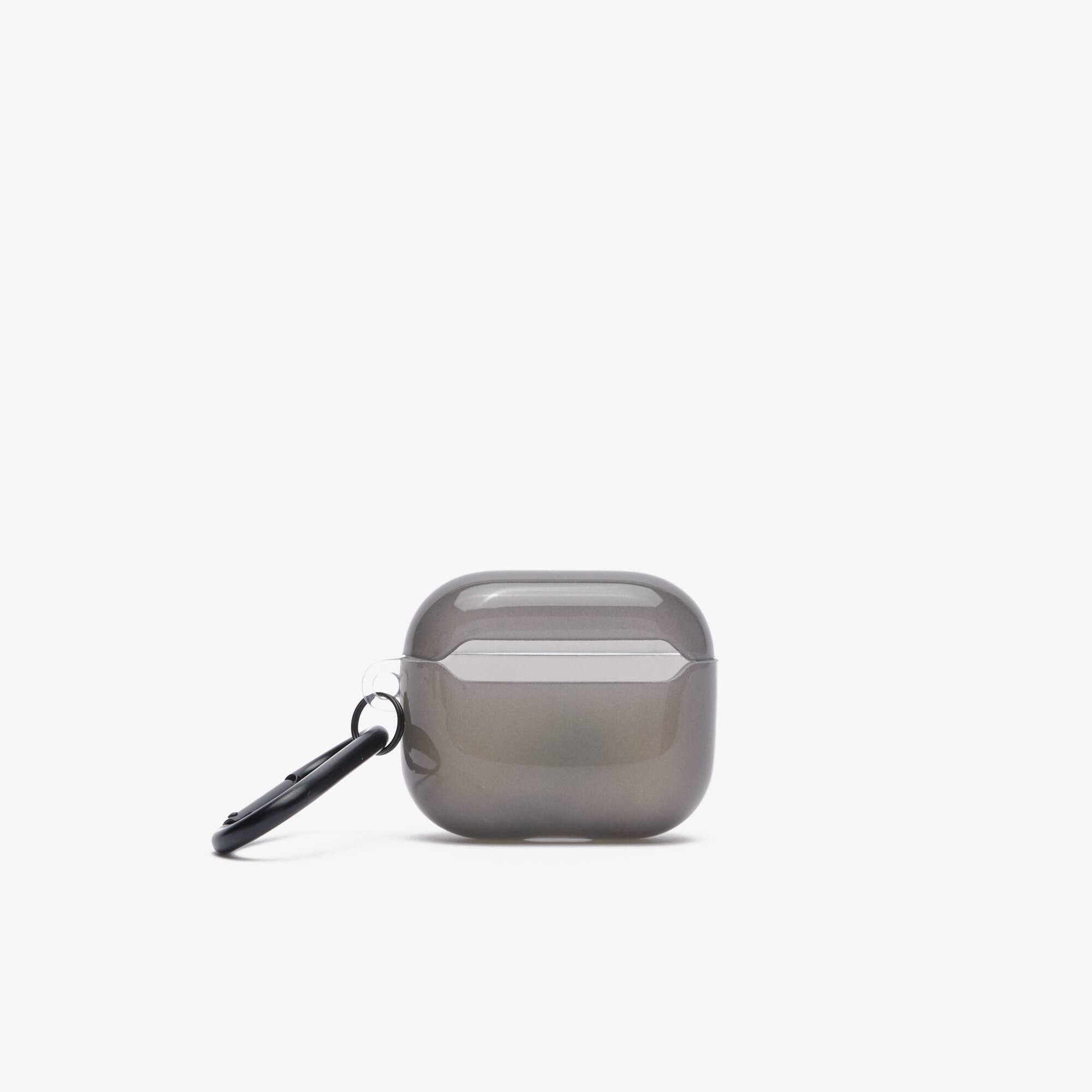 AirPods Pro 3 Etui aus Silikon mit Croc-Aufdruck iPhone Cases - Schwarz - Lacoste - Unisex