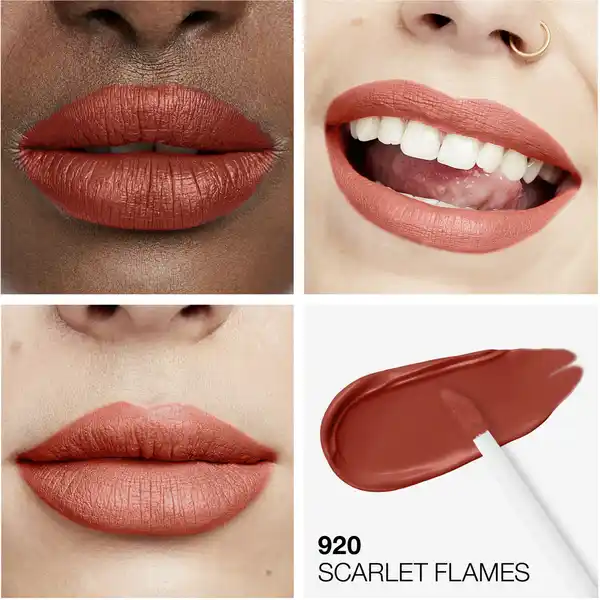 Lasting Perfection Mega Matte Liquid Lip Color, Fb. 920 Scarlet Flames