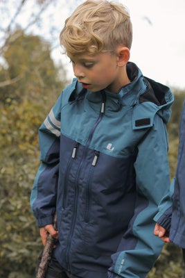 Lindberg Lingbo Skalljakke, Turquoise/Navy