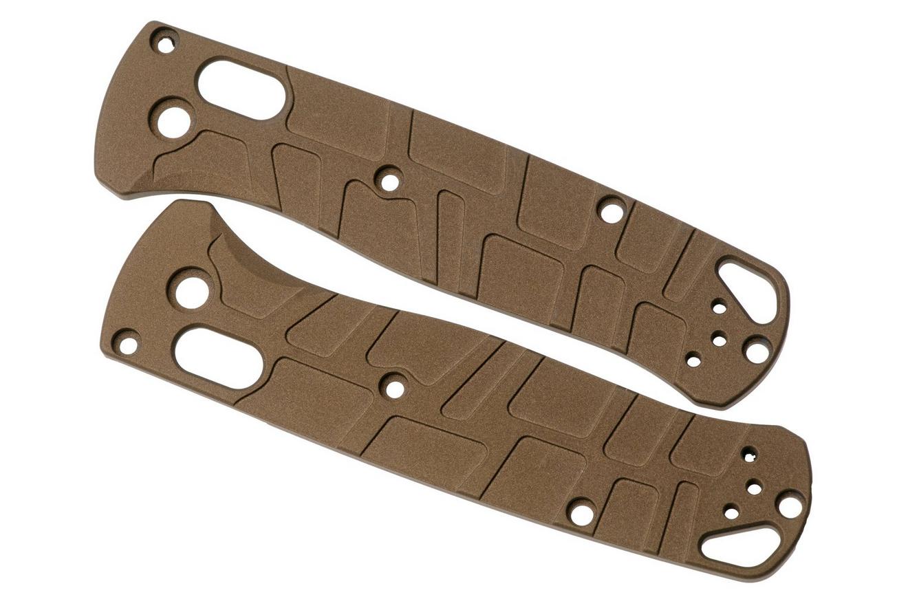 Lex Custom Benchmade Bugout 535 Scales BUTH148 Turtle Burnt Bronze Titanium, greepschalen