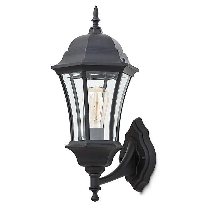 Applique murale Richelieu E27 60W IP44 GoodHome noir