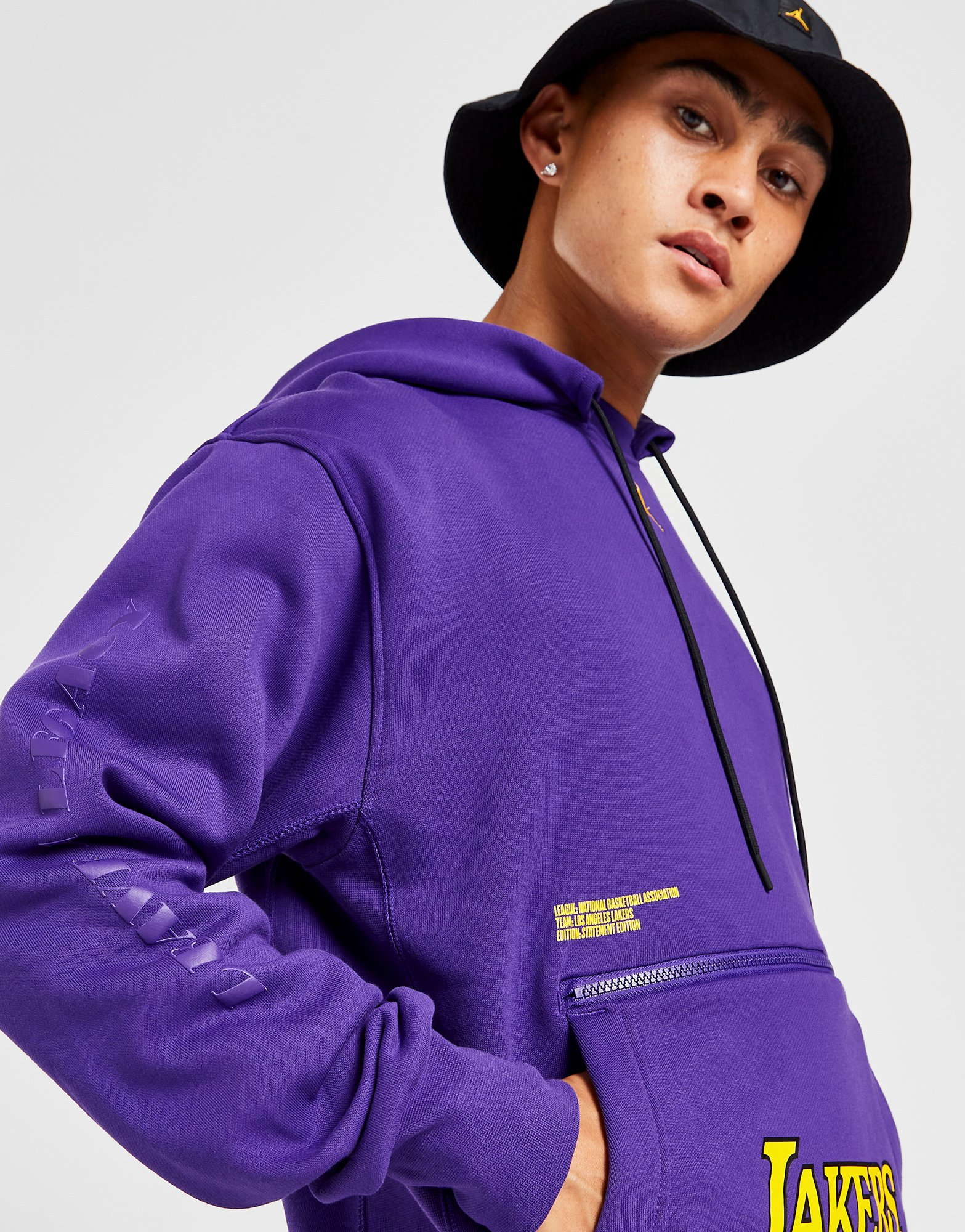 Jordan NBA LA Lakers Fleece Pullover Hoodie