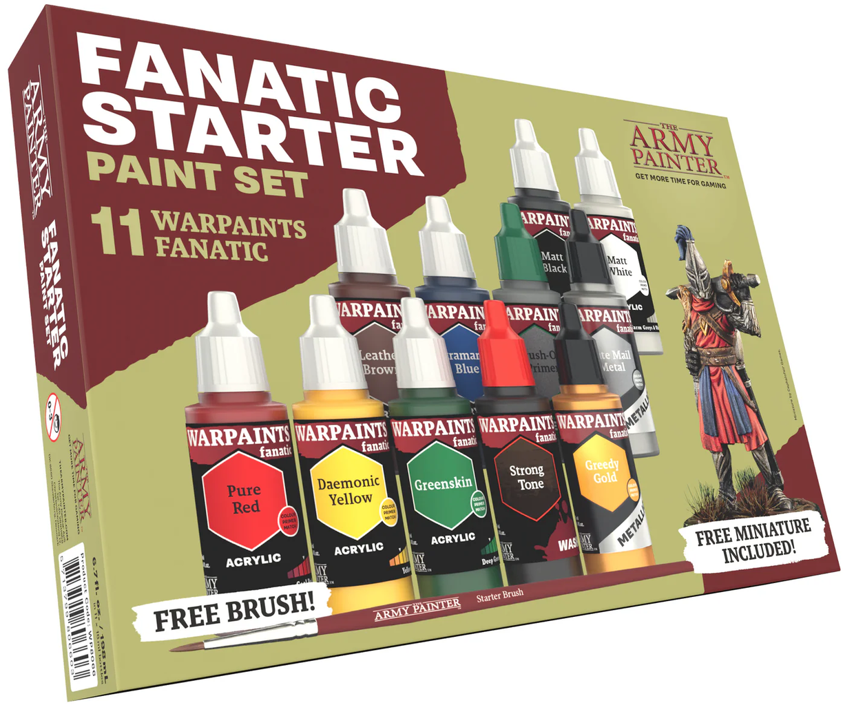 The Army Painter  Warpaints Fanatic: Starter Set    Dein Einstieg in die Welt der Miniaturmalerei