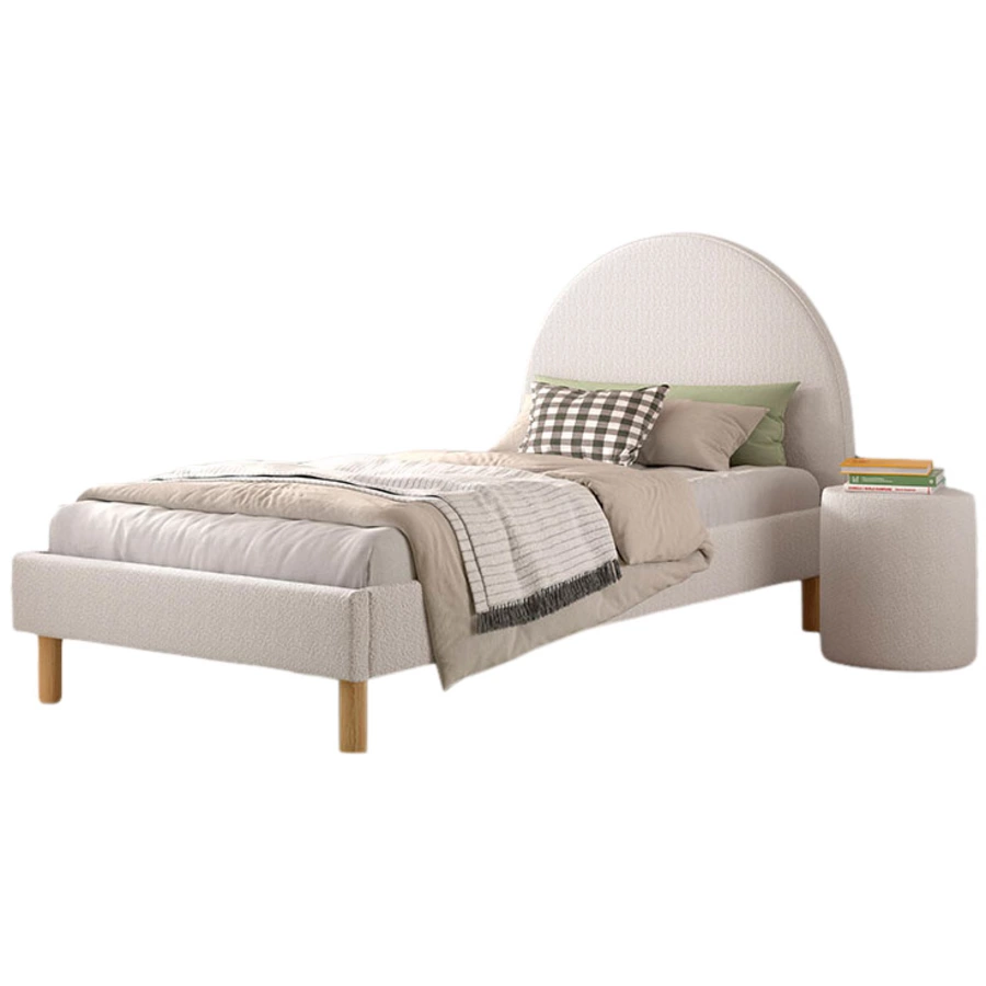 VIPACK Polsterbett - Set MOON 90 x 200 cm weiß