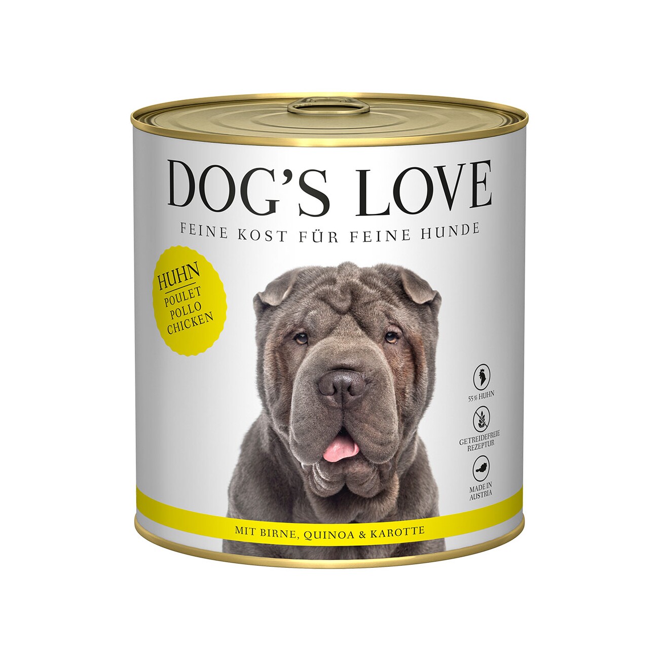 DOG'S LOVE Adult Huhn 6x800 g