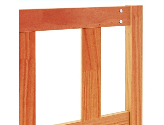 VIDAXL - Tête de lit cire marron 160 cm bois massif de pin