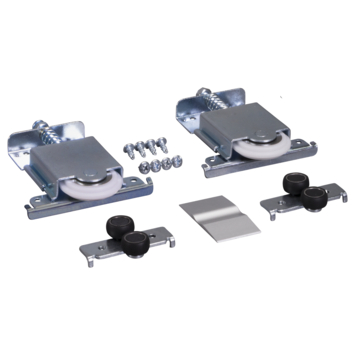 Storemax Schuifdeurpakket zwart tbv 1 deur rollend R-60