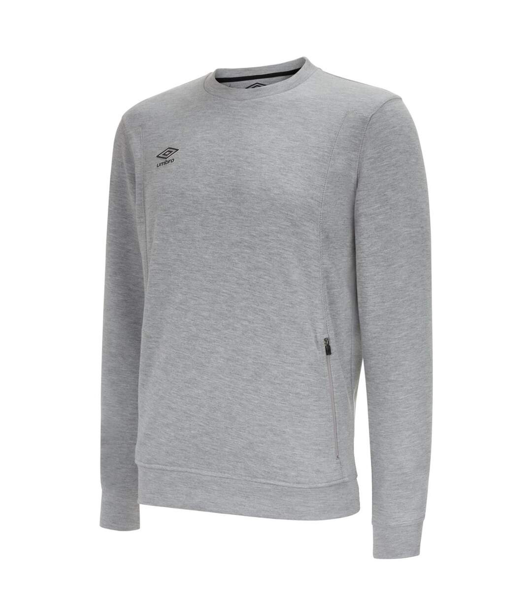Umbro - Pull PRO - Homme (Gris chiné / Noir) - UTUO110