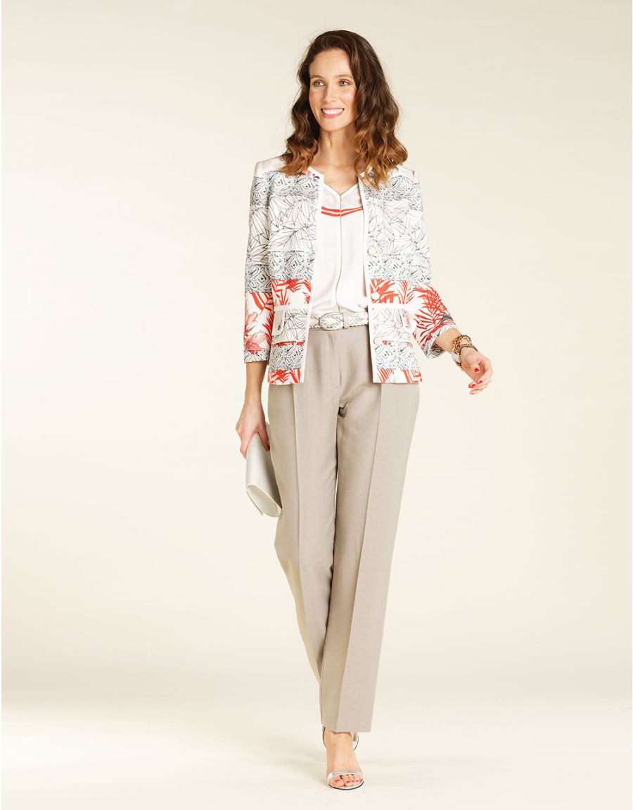 Pantalon chic taupe