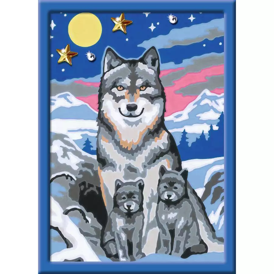 Ravensburger Süße Wolfsfamilie bunt