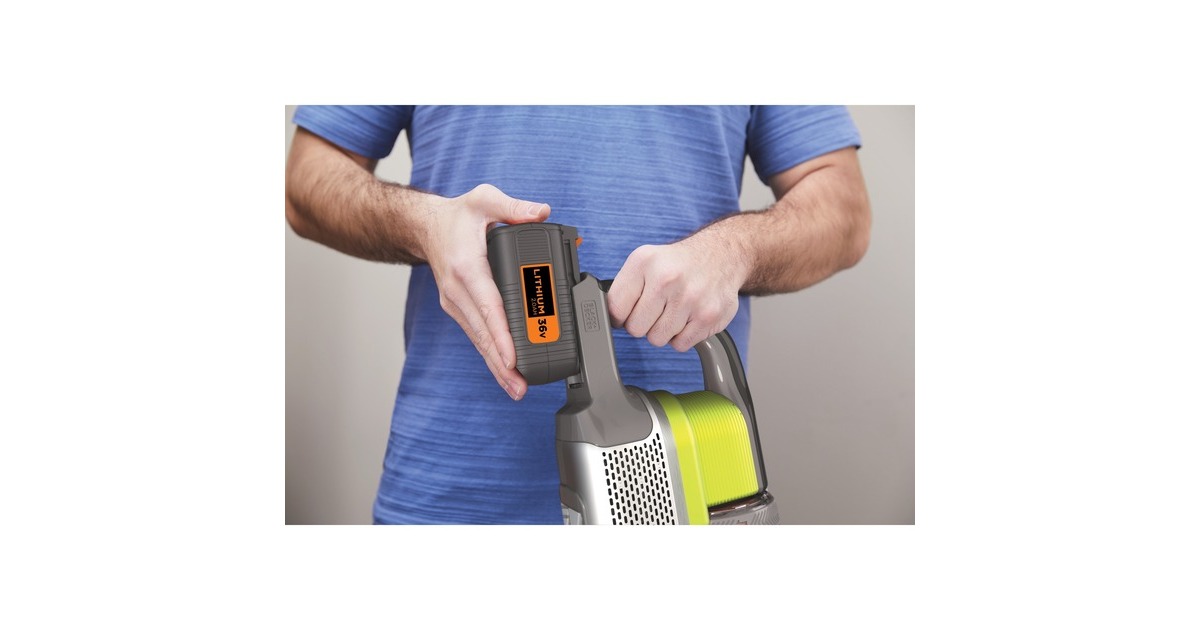 BLACK+DECKER36V 4-in-1 PowerSeries Extreme steelstofzuiger  (Zilver/groen)