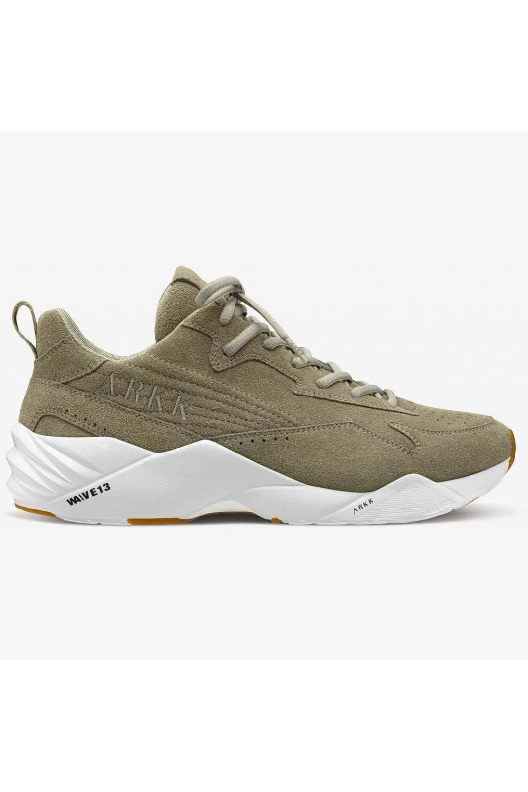 ARKK Copenhagen Tencraft Suede W13 Soft Army Gum