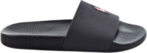 Ralph Lauren Polo Slide Sandalen & Slides Schoenen black red pp maat: 36 beschikbare maaten:36 37