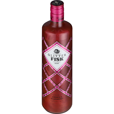 Glitter Fisk Ruby
