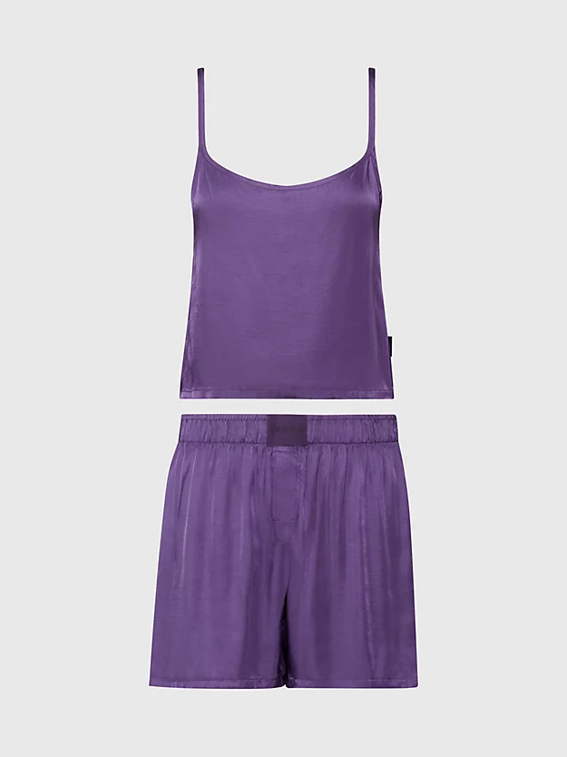 Conjunto de pijama Pure Sheen (top e shorts)