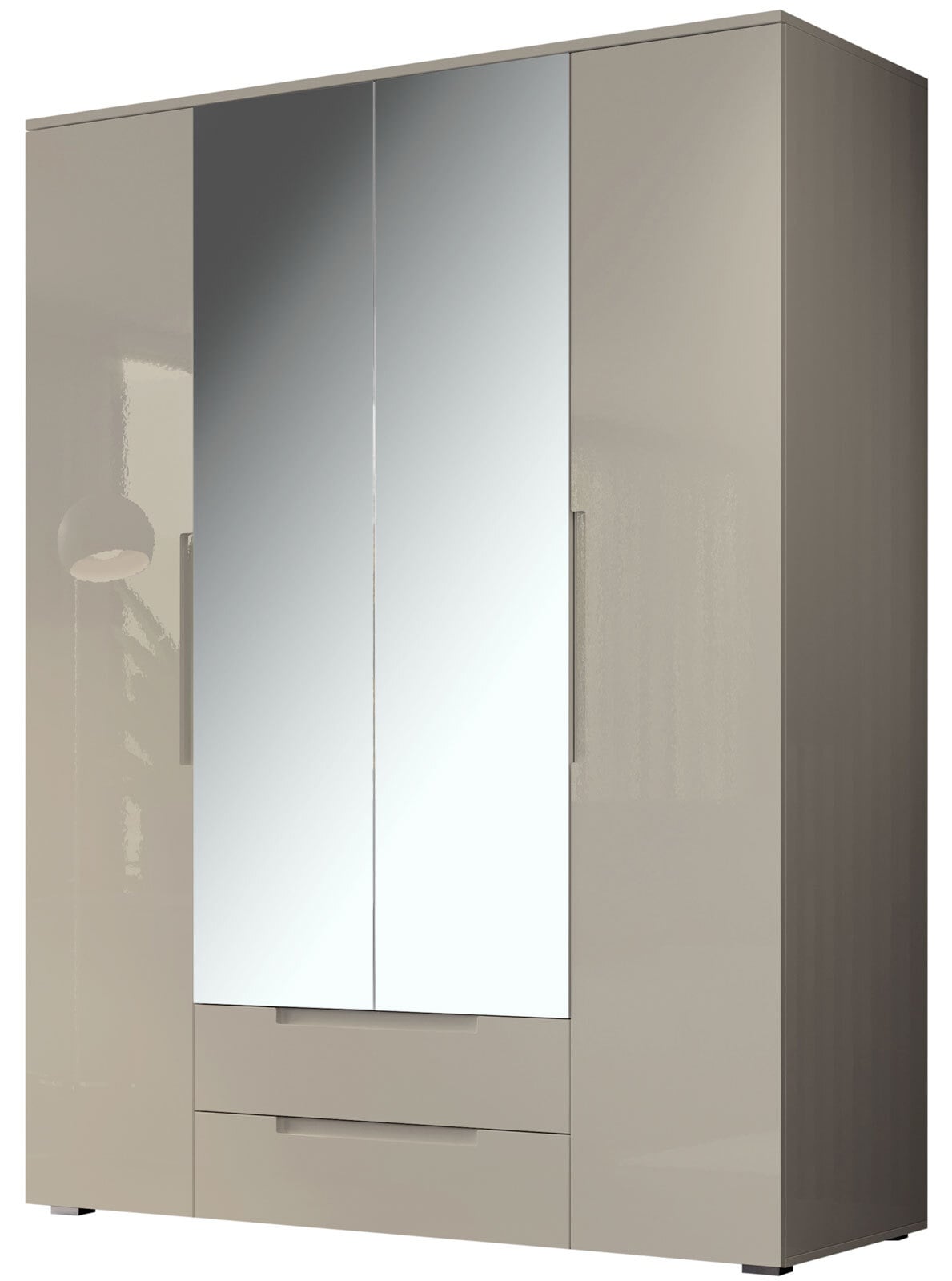 self Kleiderschrank JENNA 4-türig champager