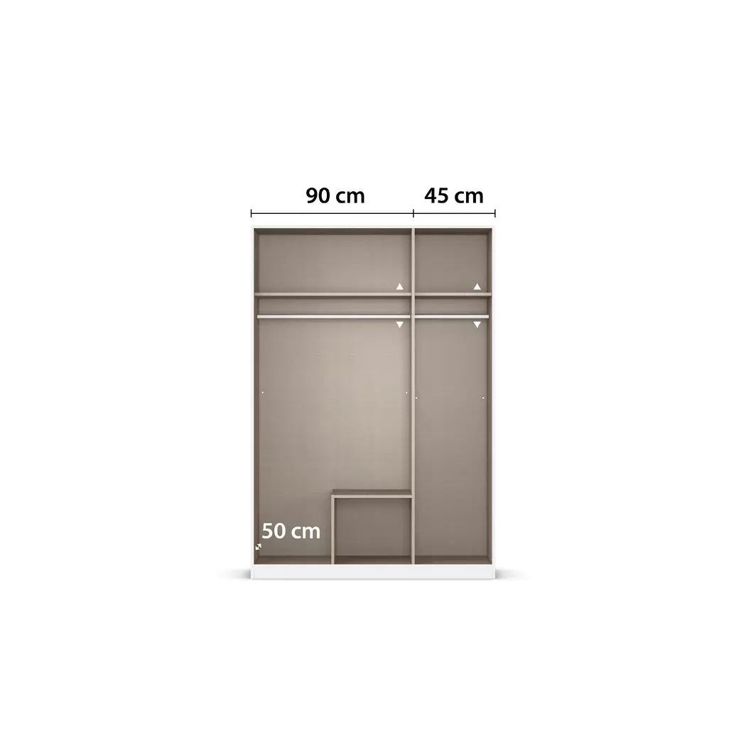 Kleiderschrank Anni 136 x 197 cm