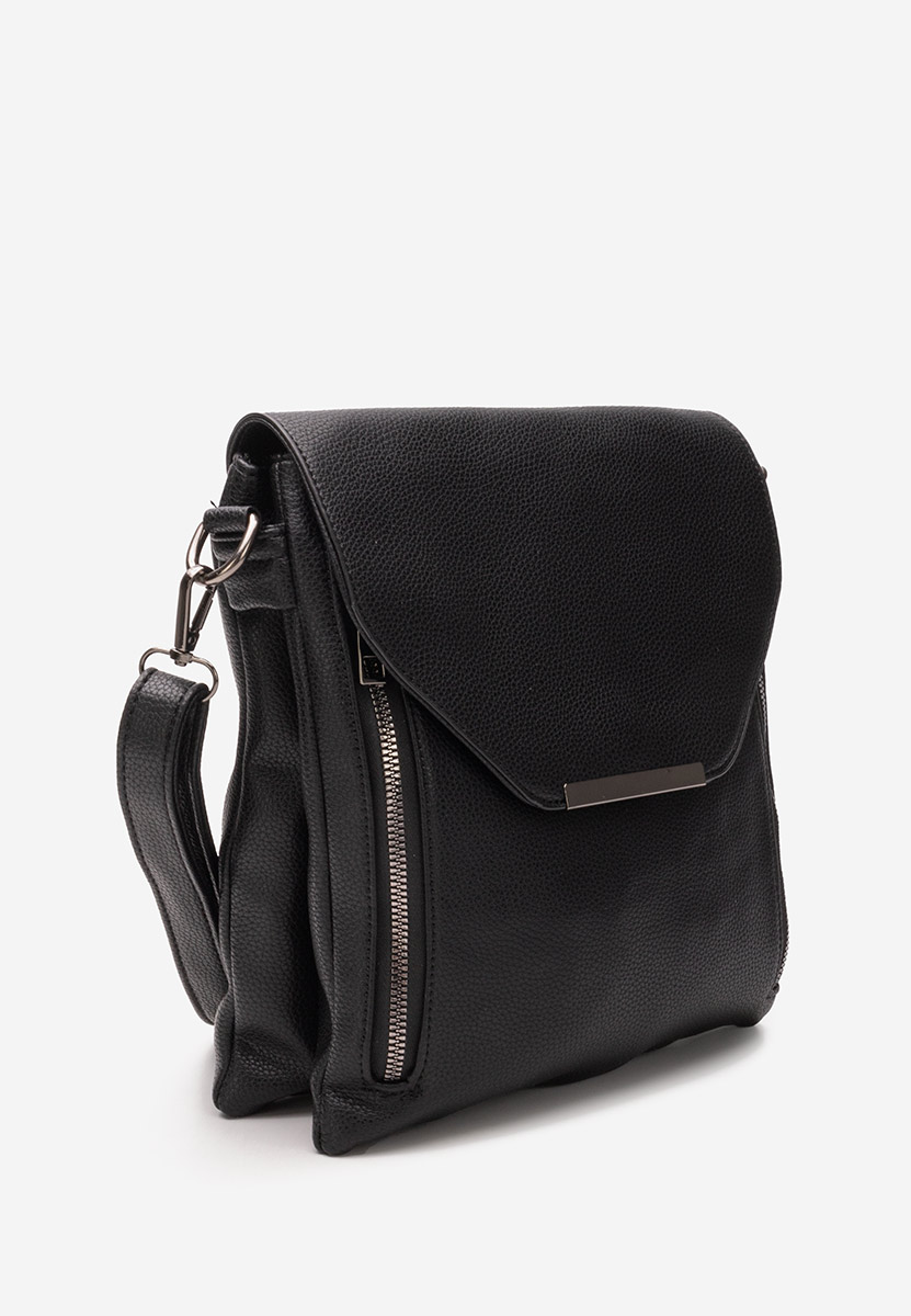 Sac bandoulière femme noire Keran