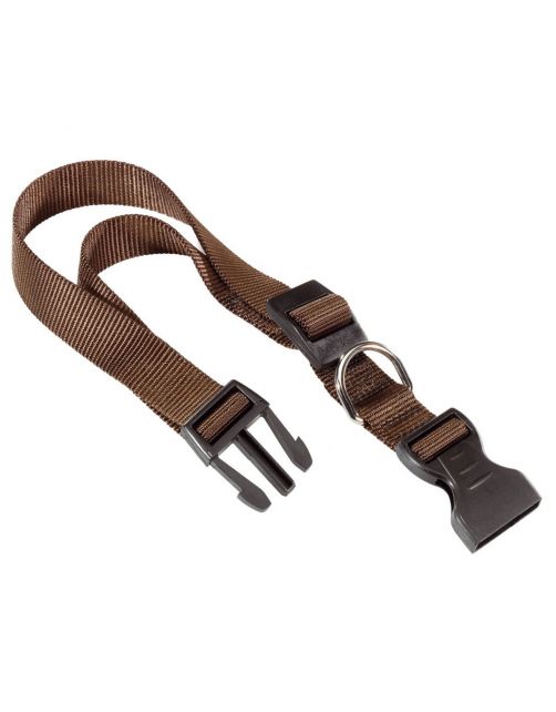 Adori Klikhalsband Nylon Bruin - Hondenhalsband