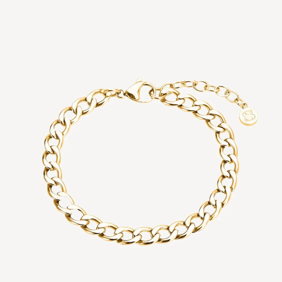 Sistie2ND Panzer Bracelet Gold Plated 17cm