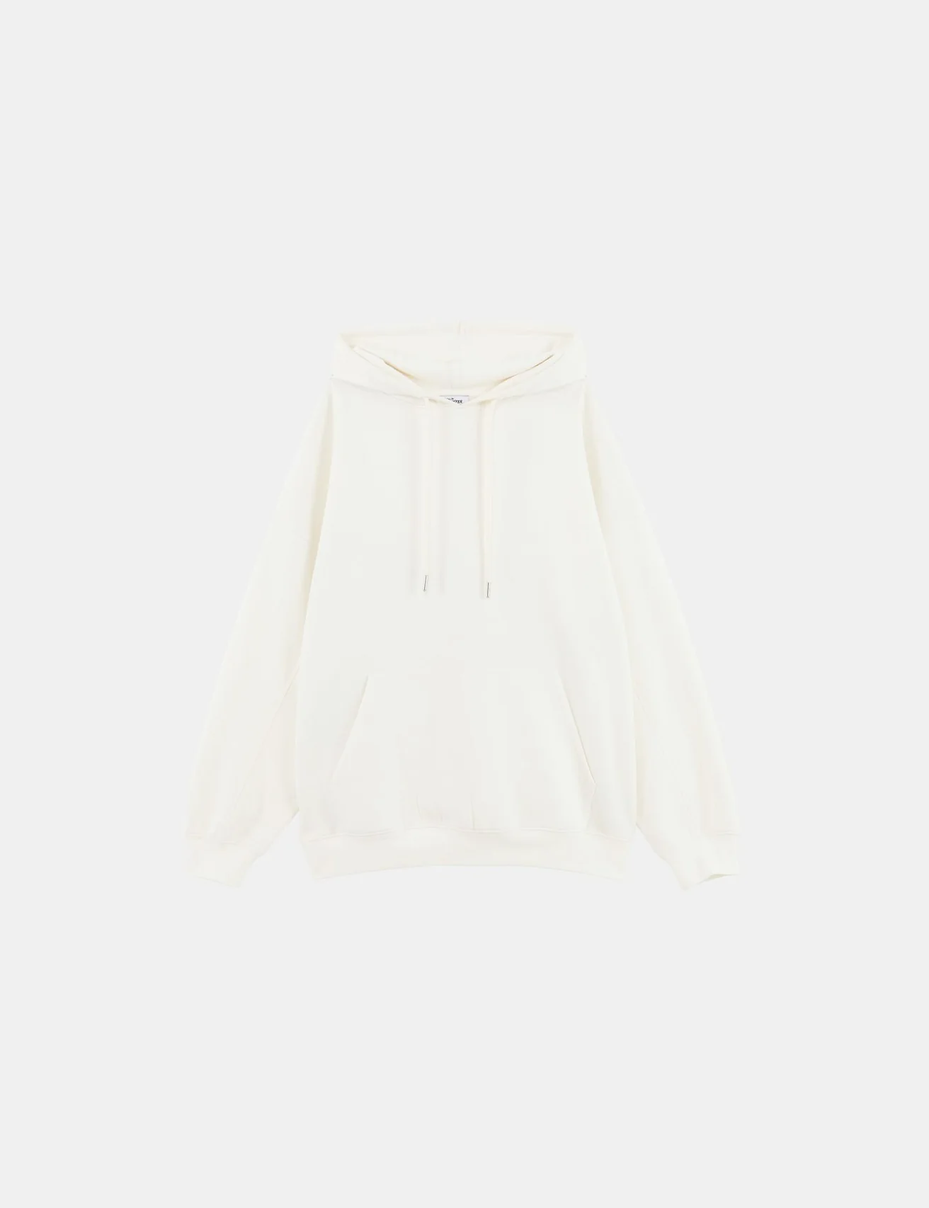 Sweat oversize à message blanc cassé