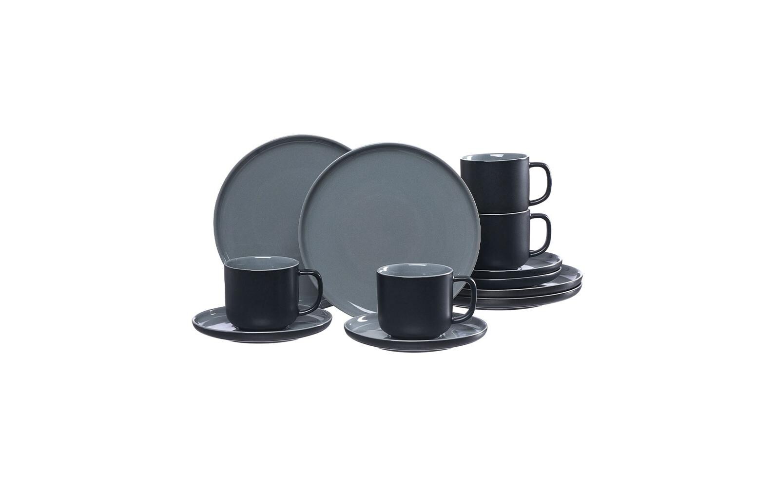 Kaffee-Service Jasper 12-teilig, SchwarzFrühstück-Servierset
