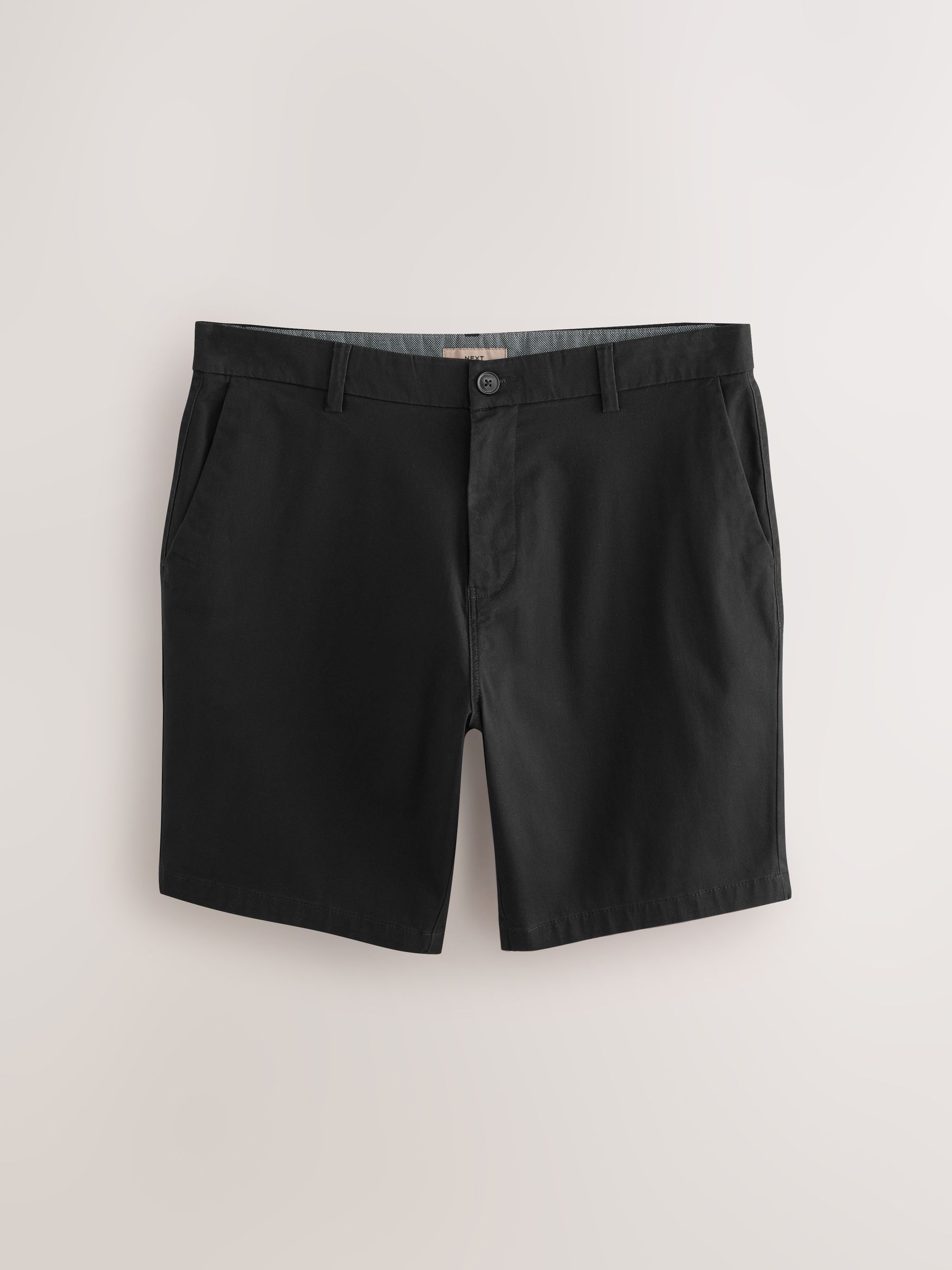 Zwart/marineblauw - Straight fit - Set van 2 chinoshorts met stretch