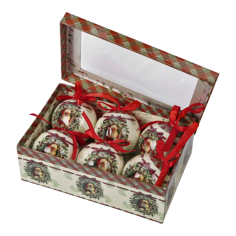 Juletrekuler 6-pk Ø7,5 cm