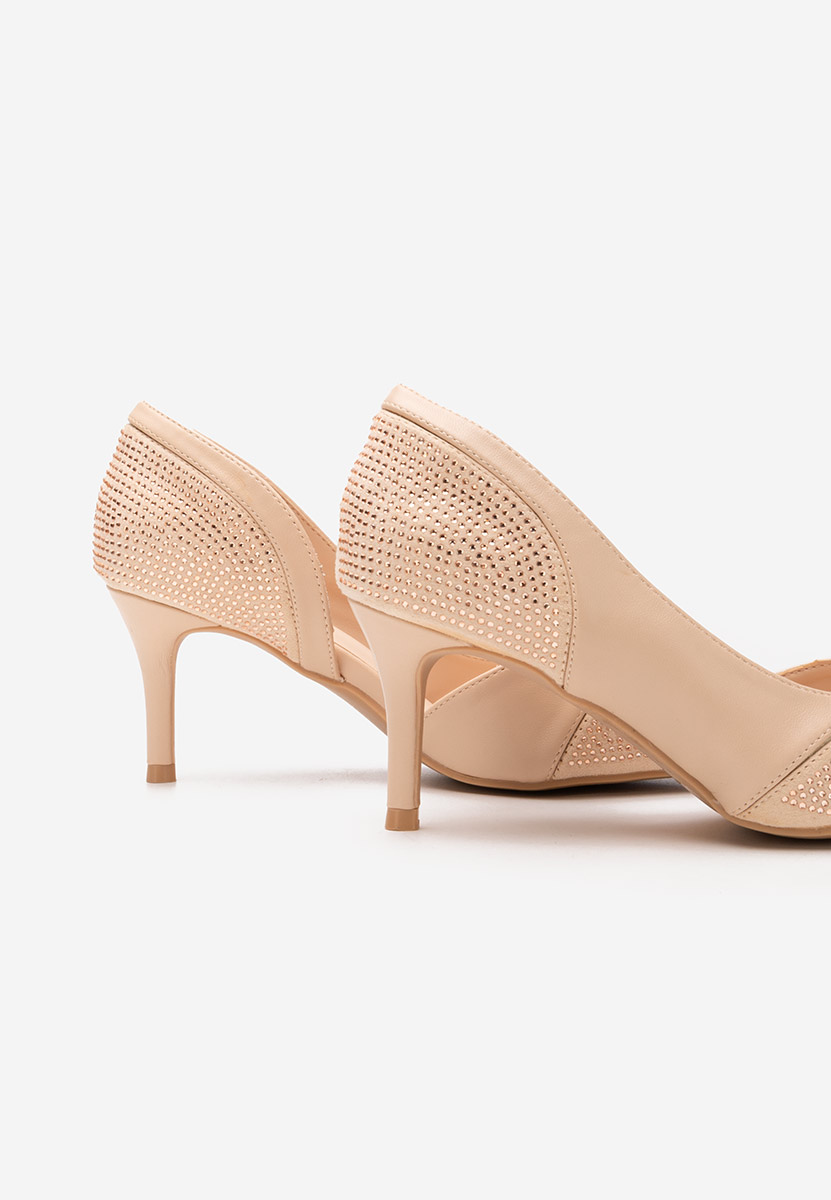 Chaussures stiletto beige Simone
