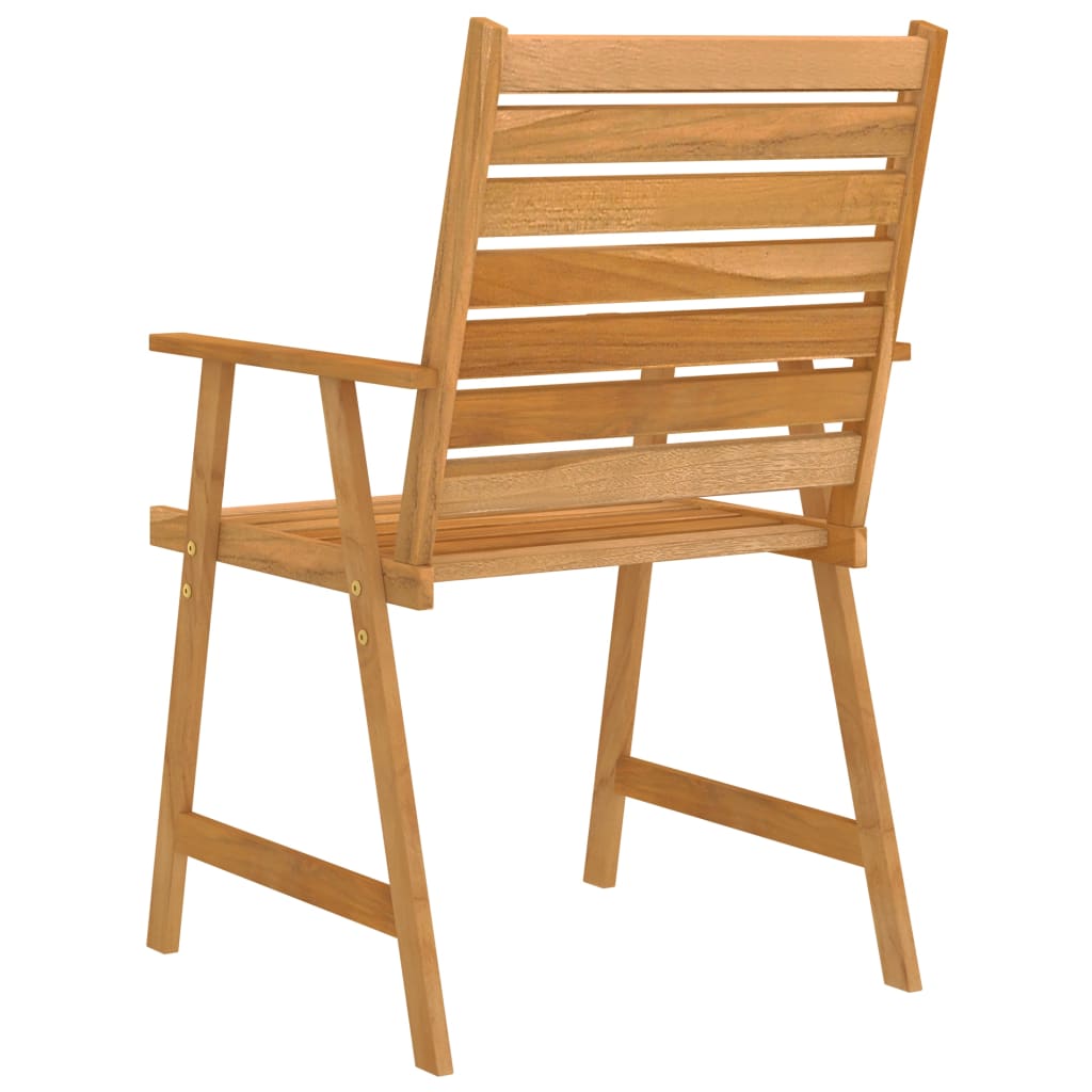 Mobilier de salle à manger de jardin 5 pièces bois d'acacia solide